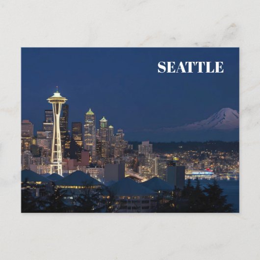 Seattle Postcard Postkarte (Vorderseite)