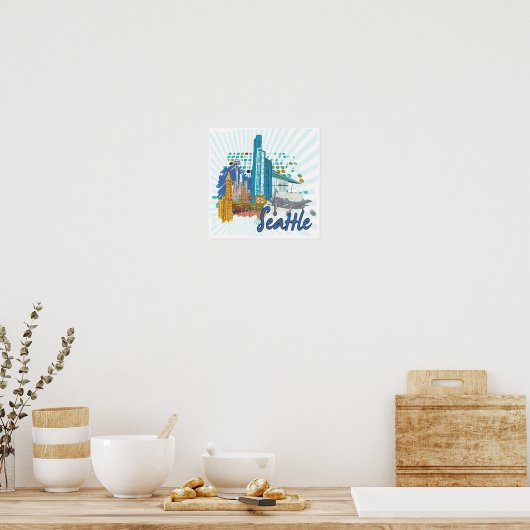 Seattle Poster (Küche)