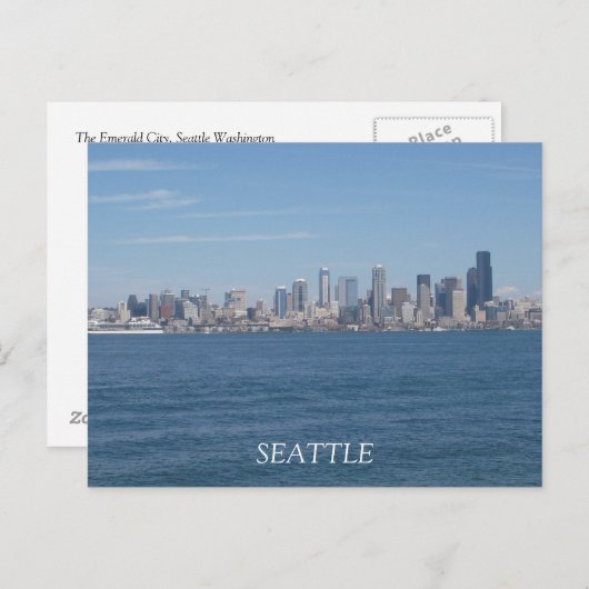 SEATTLE POSTKARTE (Vorne/Hinten)