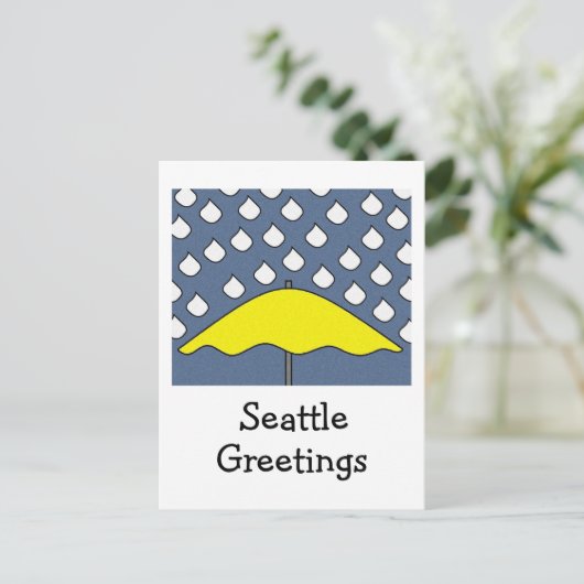 SEATTLE POSTKARTE (Stehend Vorderseite)