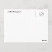 Seattle Postkarte (Rückseite)