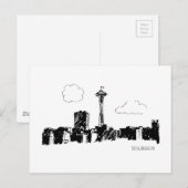 Seattle Postkarte (Vorne/Hinten)