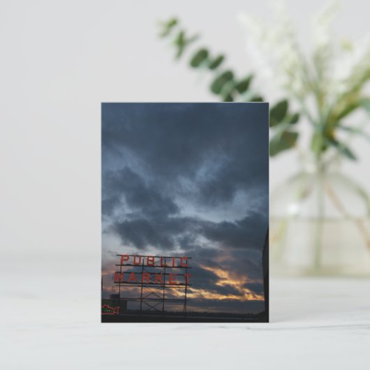 Seattle Postkarte (Stehend Vorderseite)