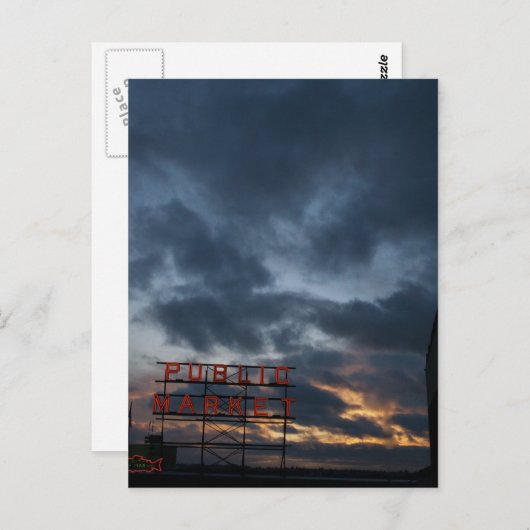 Seattle Postkarte (Vorne/Hinten)