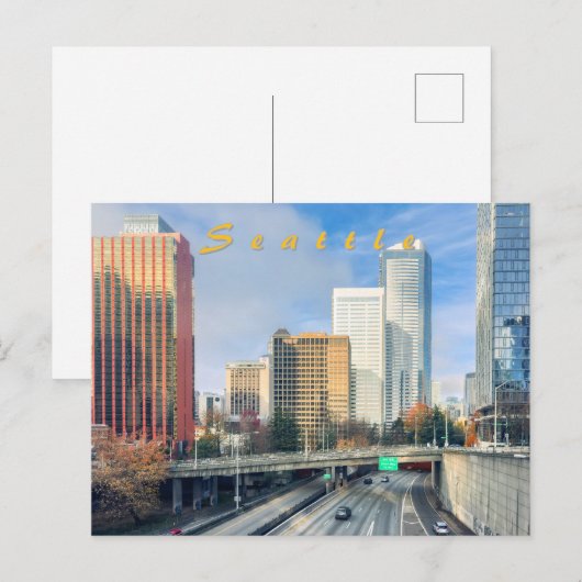 Seattle Postkarte (Vorne/Hinten)