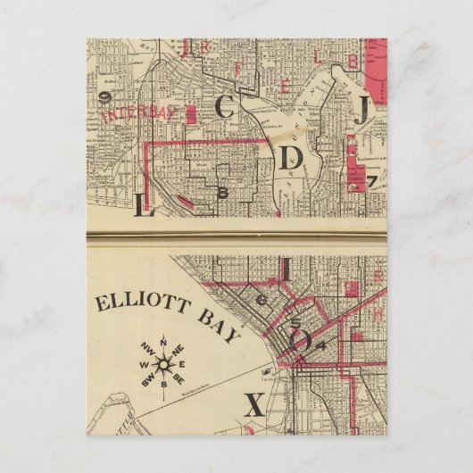 Seattle Postkarte (Vorderseite)