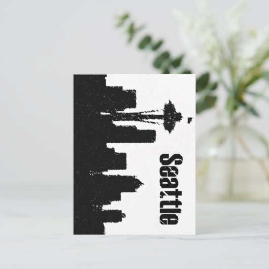 Seattle Postkarte (Stehend Vorderseite)