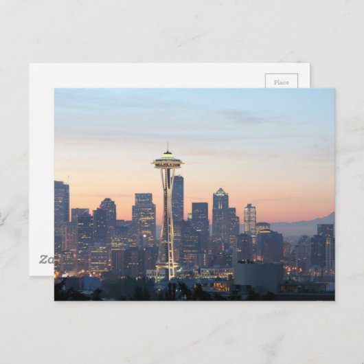 Seattle Postkarte (Vorne/Hinten)
