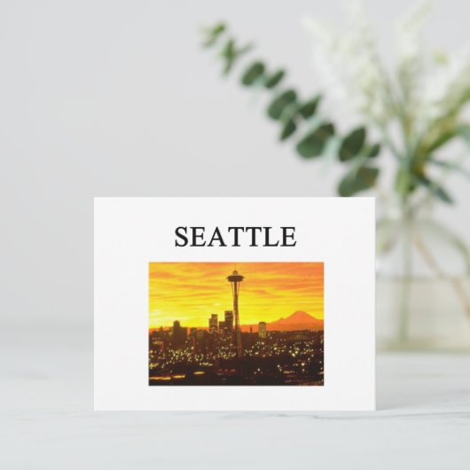 SEATTLE POSTKARTE (Stehend Vorderseite)