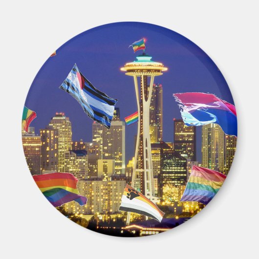 Seattle Pride Magnet (Vorne)