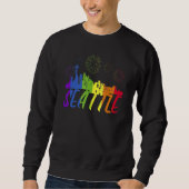 Seattle Pride Skyline  Pride Parade Seattle Sweatshirt (Vorderseite)