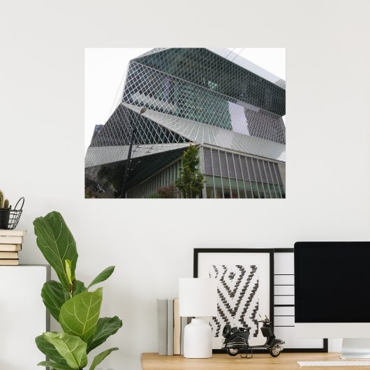 Seattle Public Library Poster (Heimbüro)