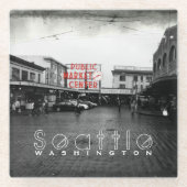 Seattle Public Market Center Untersetzer (Vorderseite)