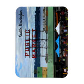 Seattle Public Market Centre #3 Magnet (Vertikal)