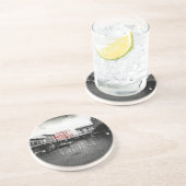 Seattle Public Market Centre Getränkeuntersetzer (Seite)