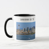 Seattle, Puget Sound, Rainier, Hafen von Seattle Tasse (Links)