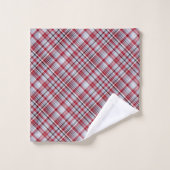 Seattle Rain Kariert Badhandtuch Set (Waschlappen)