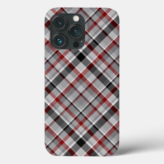 Seattle Rain Kariert Case-Mate iPhone Hülle (Rückseite)