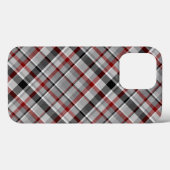 Seattle Rain Kariert Case-Mate iPhone Hülle (Rückseite (Horizontal))