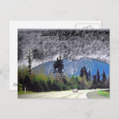 Seattle Rain Postkarte (Vorne/Hinten)