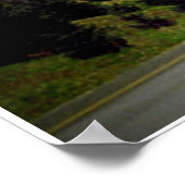 Seattle Rain Print Poster (Ecke)