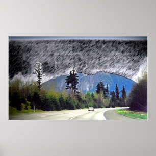 Seattle Rain Print Poster