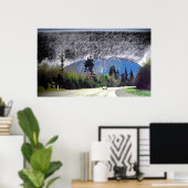 Seattle Rain Print Poster (Heimbüro)