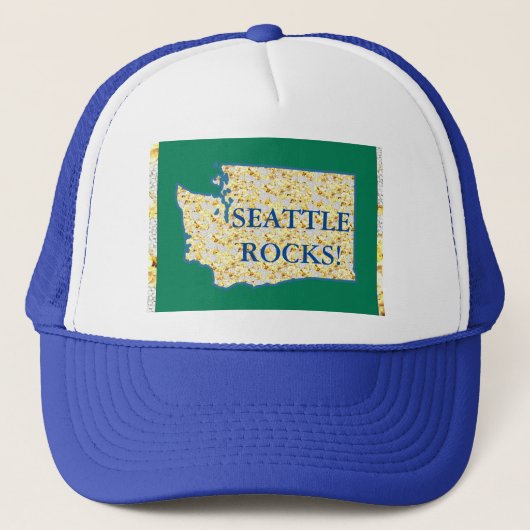 SEATTLE ROCKS TRUCKERKAPPE (Vorderseite)