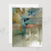 Seattle Rooftops Postkarte (Vorne/Hinten)