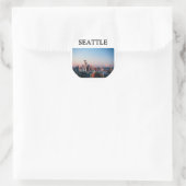 SEATTLE RUNDER AUFKLEBER (Tasche)