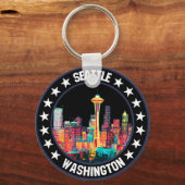 Seattle Schlüsselanhänger (Vorderseite)
