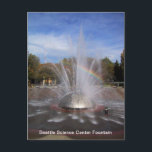 Seattle Science Center Fountain Card Postkarte<br><div class="desc">Photos of Washington State. Starting with Seattle. Photo of Seattle Science Center Fountain.</div>