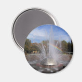 Seattle Science Center Fountain Washington Foto Magnet (Vorderseite/Rückseite)