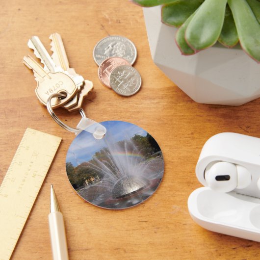 Seattle Science Center Fountain Washington Foto Schlüsselanhänger (Schreibtisch)