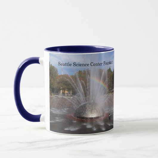 Seattle Science Center Fountain Washington Foto Tasse (Links)
