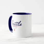 Seattle-Skript Tasse (Vorderseite Links)