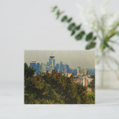 Seattle Skyline #1 Postcard Postkarte (Stehend Vorderseite)