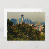 Seattle Skyline #1 Postcard Postkarte (Vorne/Hinten)