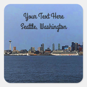 Seattle Skyline #2-1 Stickers