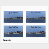 Seattle Skyline #2-2 Stickers (Blatt)