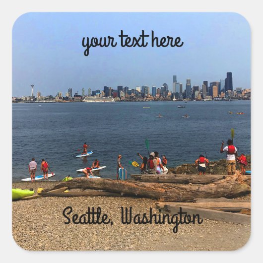 Seattle Skyline #4-1 Stickers (Vorderseite)
