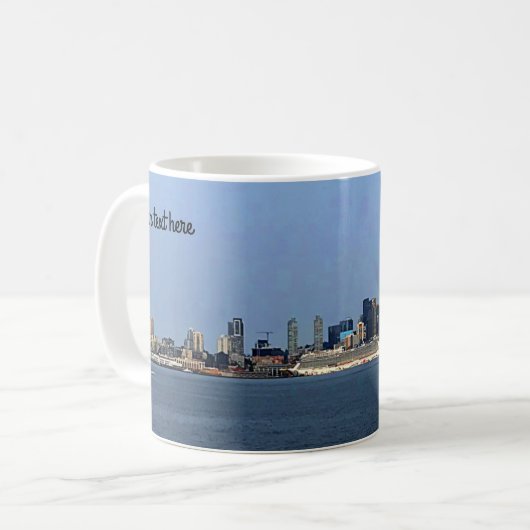 Seattle Skyline #4-3 Tasse (Vorderseite Links)