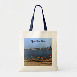 Seattle Skyline #4 Tote Bag Tragetasche