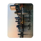 Seattle Skyline #5 Magnet (Vertikal)