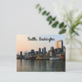 Seattle Skyline #5 Postcard Postkarte (Stehend Vorderseite)
