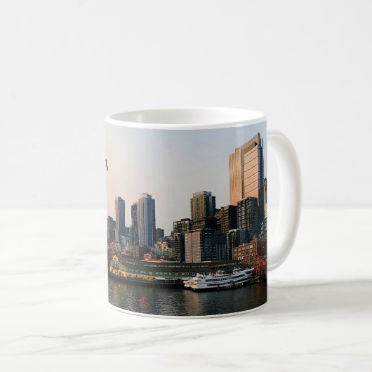 Seattle Skyline #5 Tasse (VorderseiteRechts)