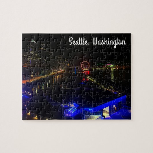 Seattle Skyline #6 Jigsaw Puzzle (Horizontal)