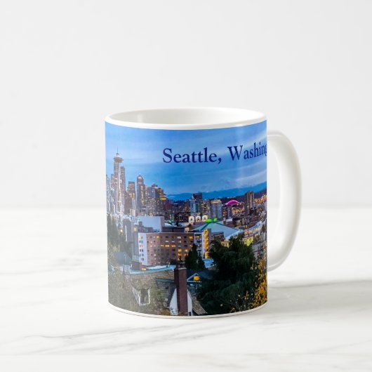 Seattle Skyline #7 Tasse (VorderseiteRechts)