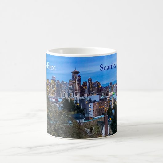 Seattle Skyline #7 Tasse (Mittel)