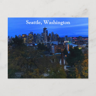 Seattle Skyline #8 Postcard Postkarte